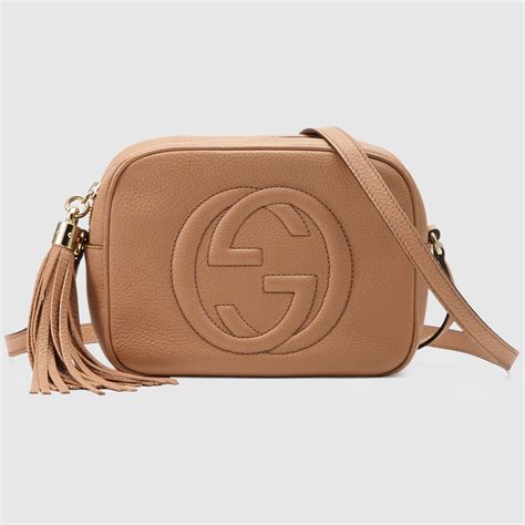 gucci women's leather small soho disco bag stores|gucci soho disco bag beige.